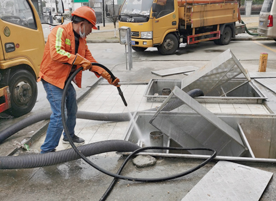 月湖隔油池清理